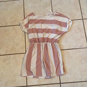 Striped romper